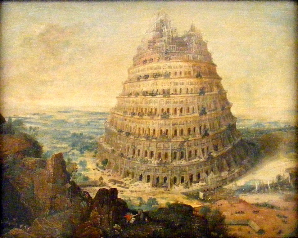 Lucas van Valkenborch-Der babylonische Turmbau