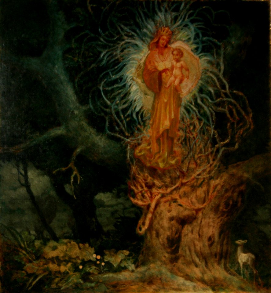 Max Frey - Madonna im Dornbusch 1933