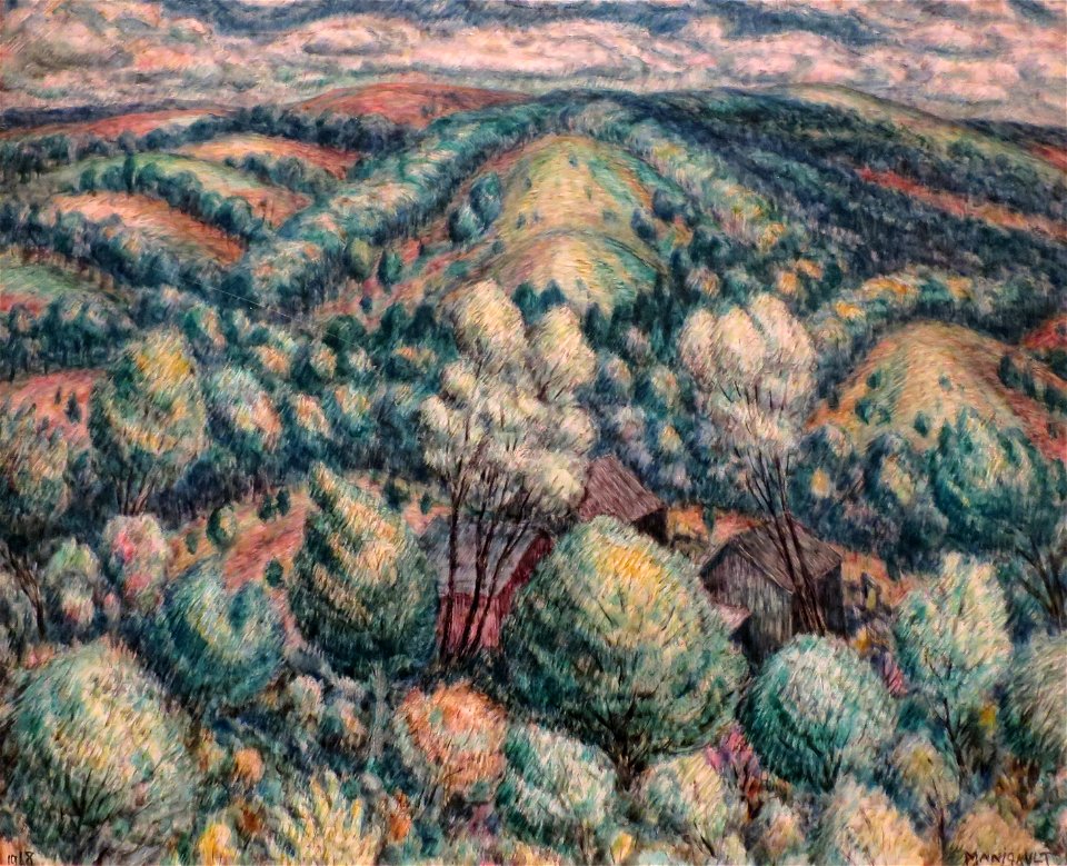 'Landscape with Field' by Edward Middleton Manigault, Columbus Museum of Art