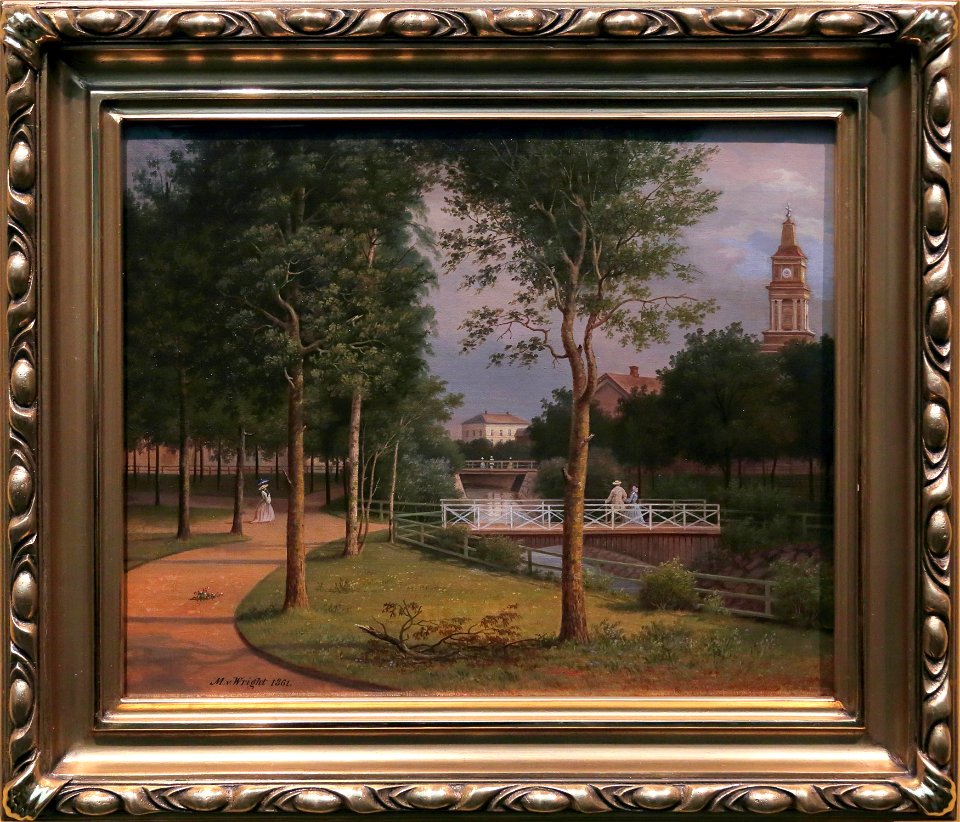 Magnus von Wright Oulun kävelypuisto 1861