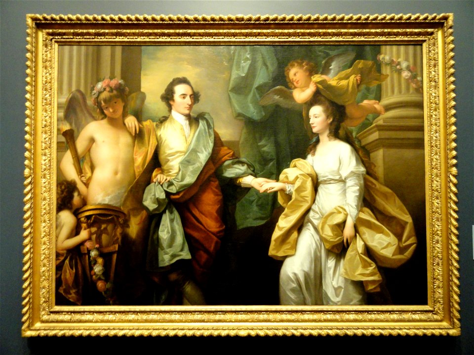 Mr. and Mrs. John Custance by Benjamin West, 1778 - Nelson-Atkins Museum of Art - DSC09030