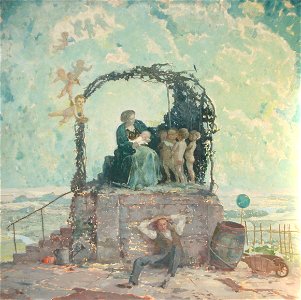 Max Frey - Maria in der Laube 1931