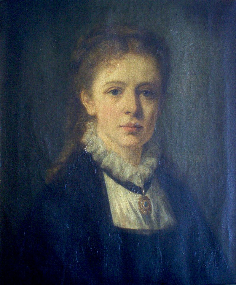 Marie Adrien Lavieille, selfportrait (1870)