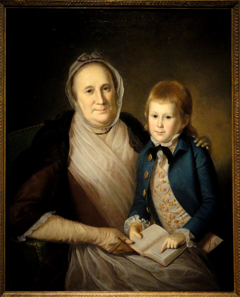 Mrs. James Smith and Grandson, 1776, by Charles Willson Peale - SAAM - DSC00903
