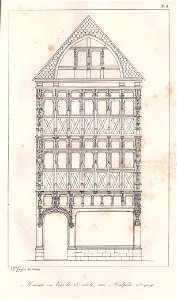 Maison en bois du 15e siècle rue Malpalu n°90-92