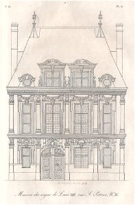 Maison du règne de Louis XIII rue St-Patrice n°36