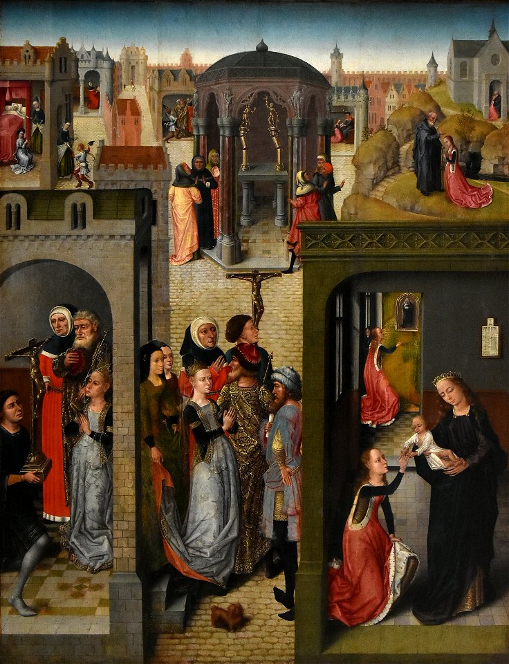Meester van de Catharinalegende (ca.1470-1500) Episoden uit het leven van de H. Catharina KMSKB 29-01-2019