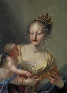 Marco Liberi - Saint Apollonia with an angel
