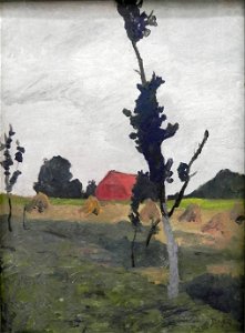Modersohn-Becker (9)Worpsweder Ldsch m rotem Haus