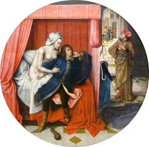 Meister der Josephsfolge - Joseph und Potiphars Weib