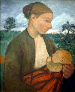 Modersohn-Becker Paula Mother and Child@Kunsthalle Hamburg