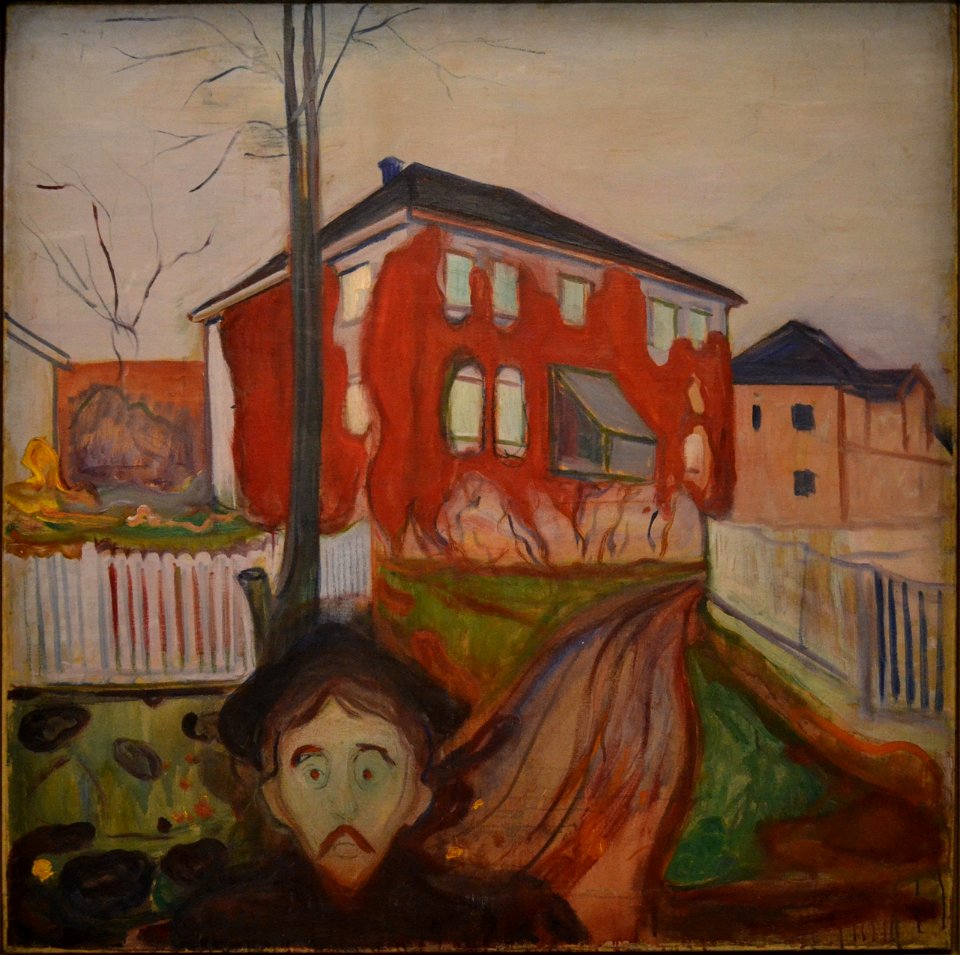 Edvard Munch, Rød villvin
