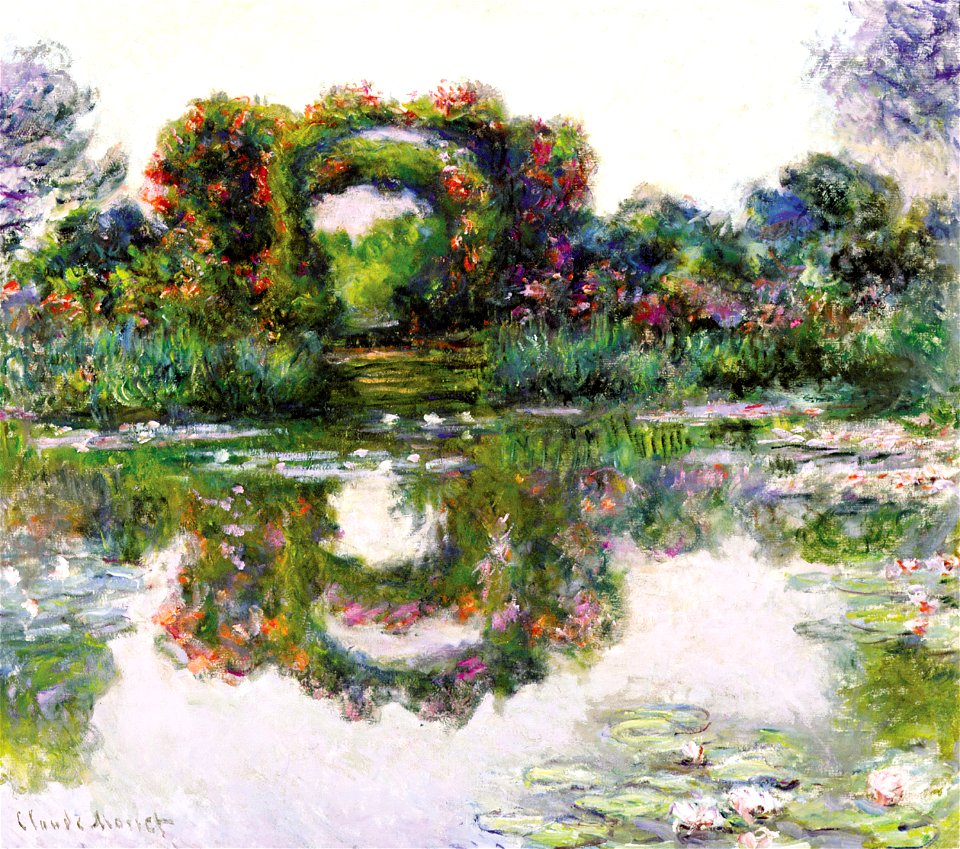 Claude Monet - Flowering Arches, Giverny
