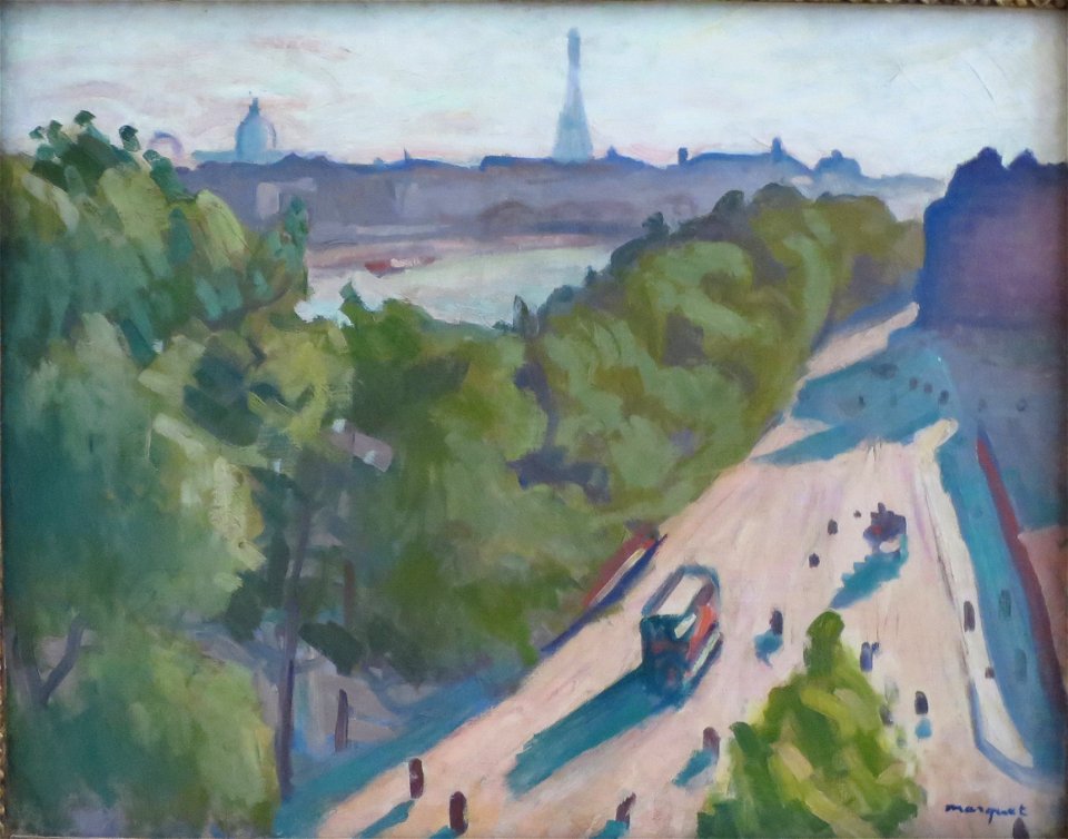 'Quai du Louvre, Summer' by Albert Marquet