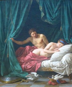 Mars and Venus, an Allegory of Peace by Louis Jean Francois Lagrenée