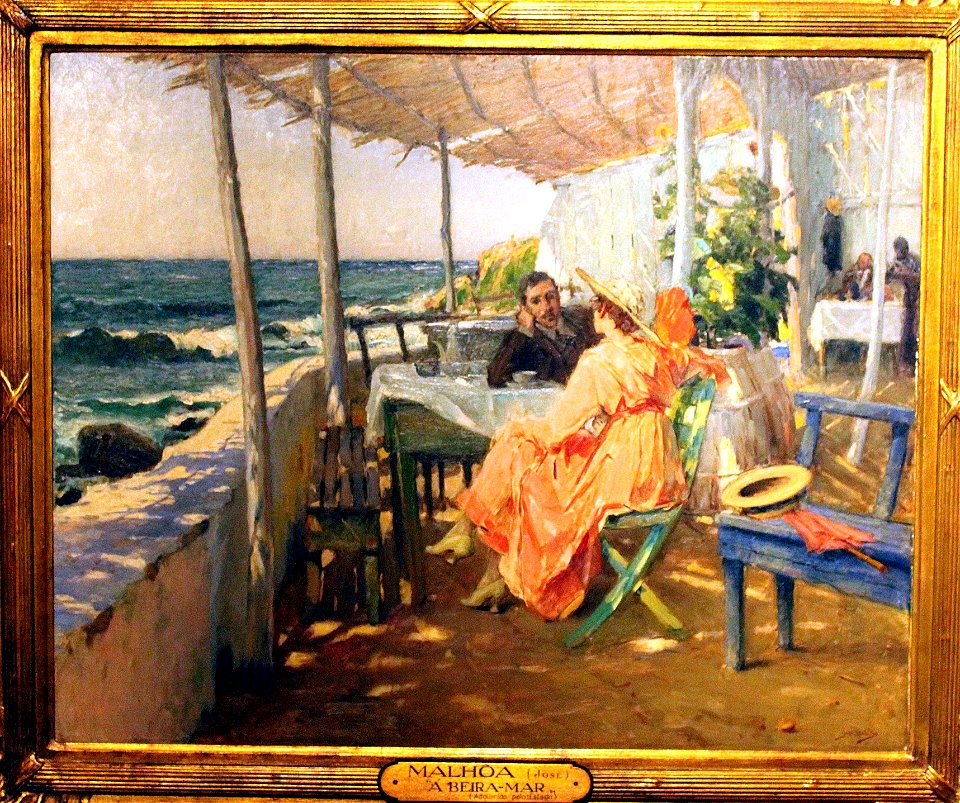 Museum Casa de Malhoa, José Malhoa, at the beach