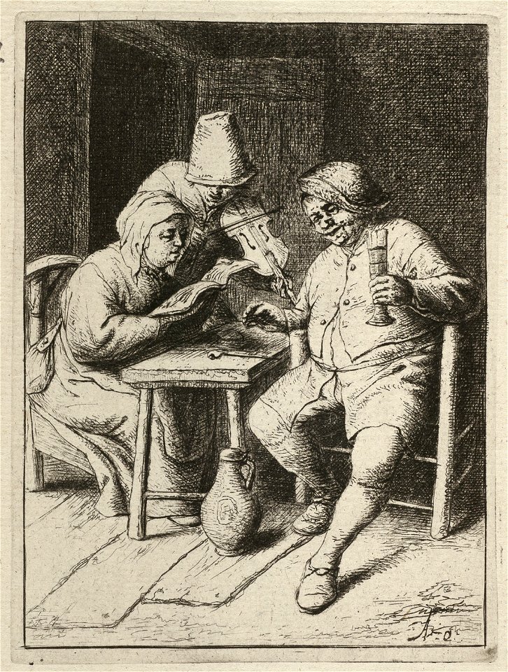 Musicerend boerengezelschap. NL-HlmNHA 1477 53010954