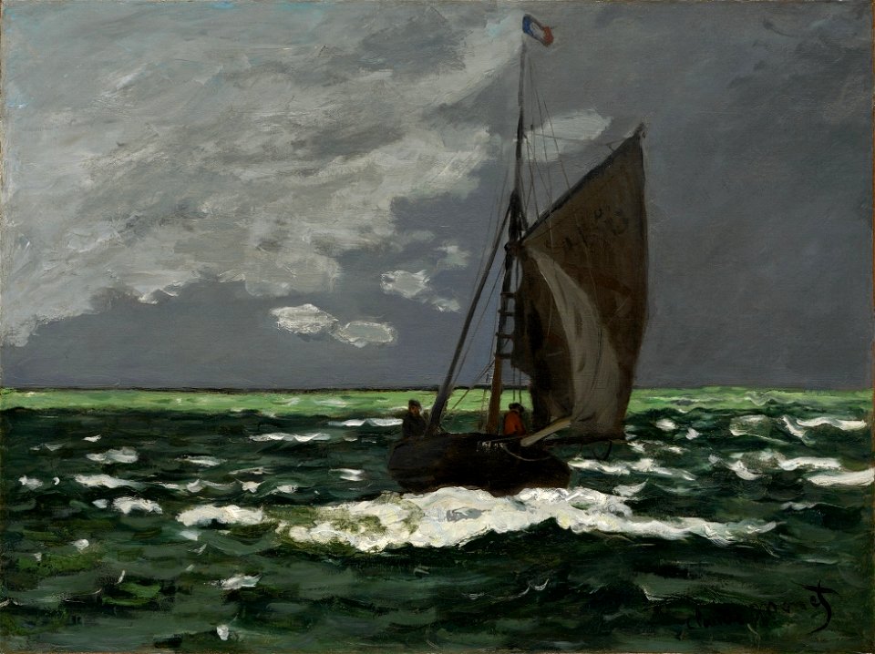 Claude Monet, Seascape - Storm