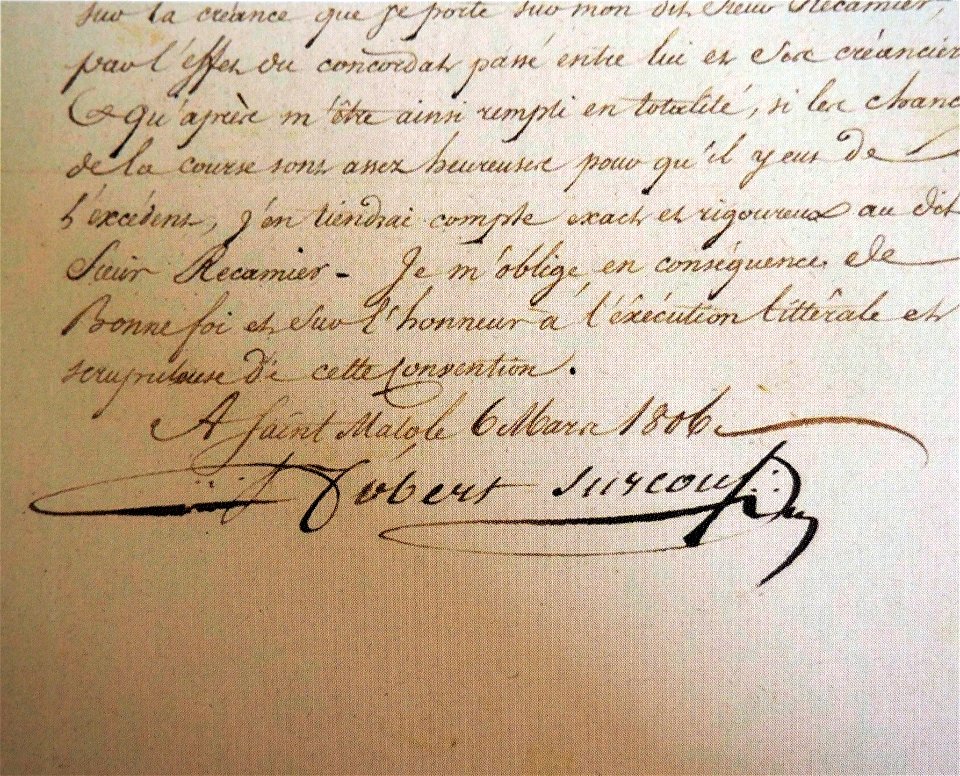 Marriage contract between Robert Surcouf and Marie-Catherine Blaize-P6280119