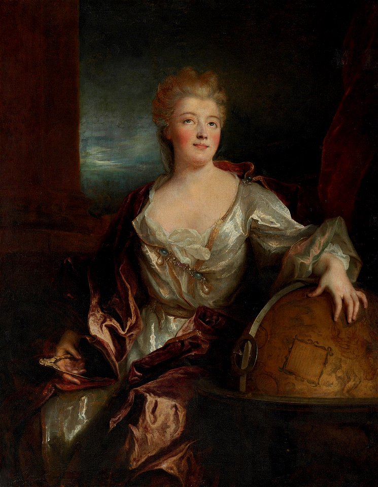 Marquise du Châtelet par Largillière
