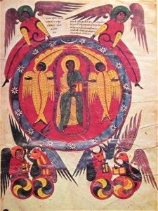 Moralia in Job 945 - Christ in majesty - Biblioteca Nacional Cod80