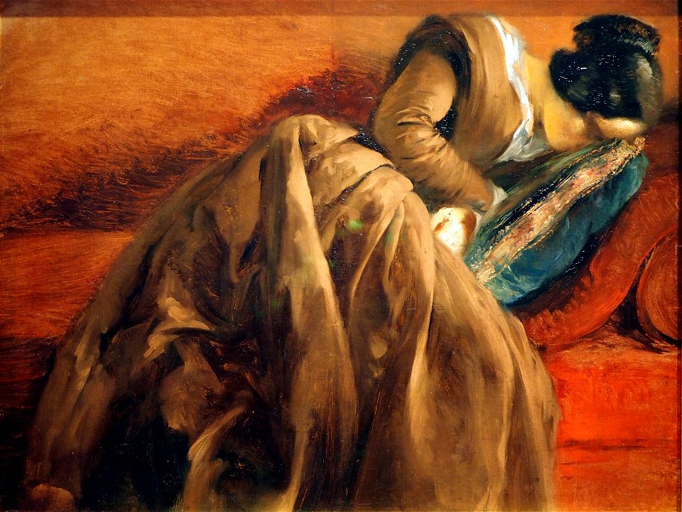 Menzel Adolph Emilie Menzel Asleep@Kunsthalle Hamburg