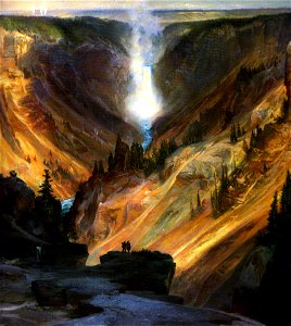 Yellowstone Canyon. Free illustration for personal and commercial use.