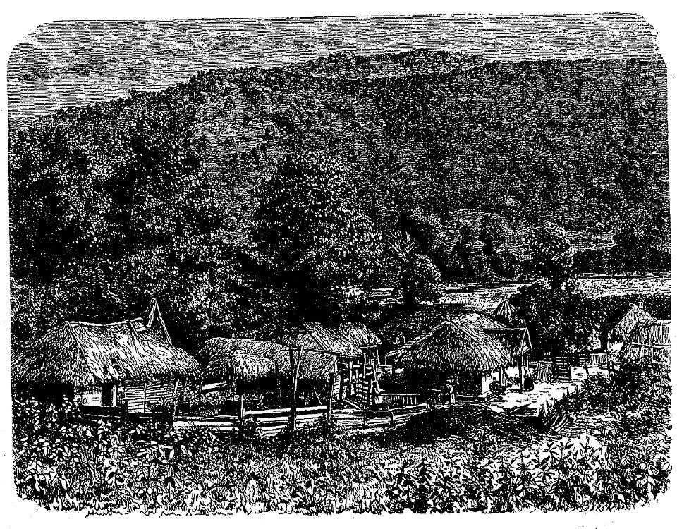 Mingrelian village (Roskoschny, 1884)