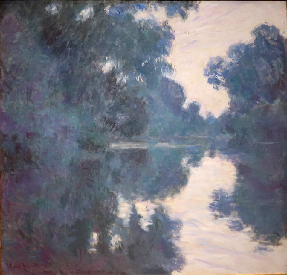 Morning on the Seine by Claude Monet, 1896, private collection