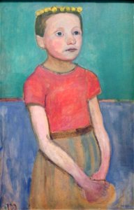 Modersohn-Becker (3)Brustbild ital Mädchen