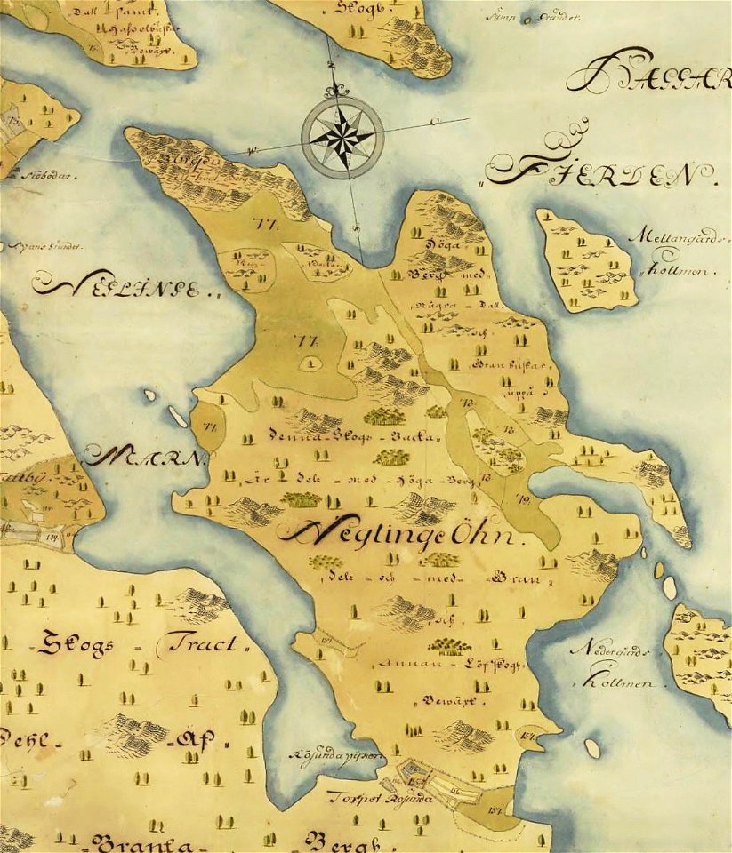 Neglingeön 1722