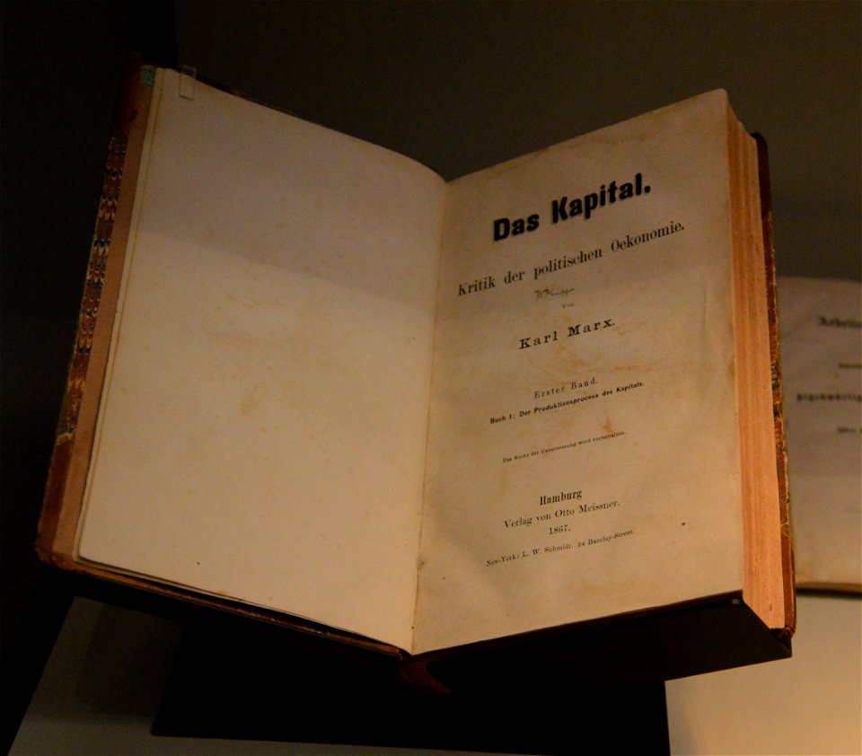 Marx - Das Kapital - 1867 - DHM
