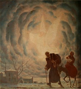 Max Frey - Zwischen Himmel und Erde 1935. Free illustration for personal and commercial use.