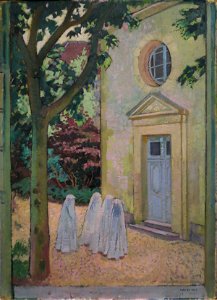 MauriceDenis-LesCommuniantesDevantLePrieure