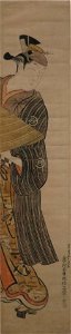 Kabuki actor Sanogawa Ichimatsu I by Okumura Masanobu, mid 1740s