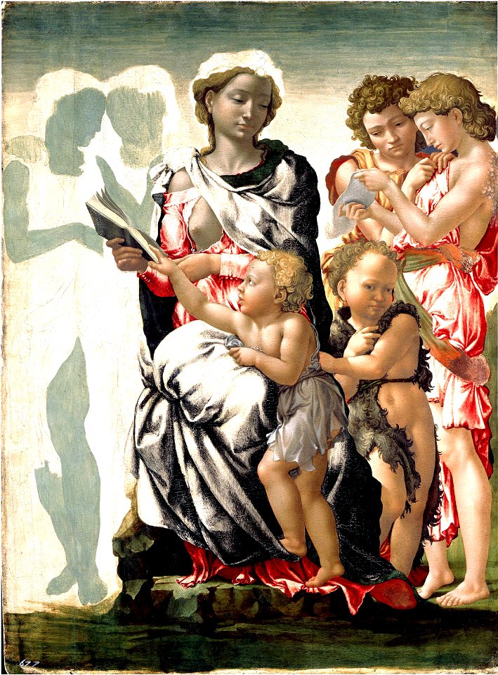 MICHELANGELO - Manchester Madonna adjusted