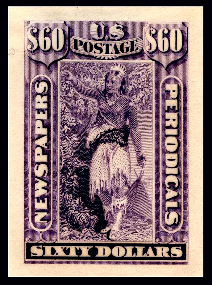 Newspaper Periodical stamp $60 1894 issue