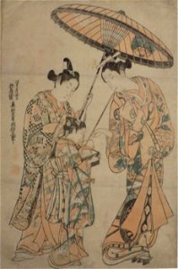 Segawa Kikujiro I and Sanogawa Ichimatsu I by Okumura Masanobu