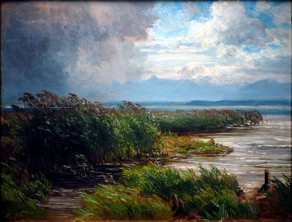 Morgenstern Chr. Reeds in Lake Starnberg@Kunsthalle Hamburg