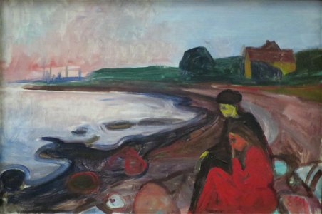 'From Åsgårdstrand' by Edvard Munch, undated, Bergen Kunstmuseum8. Free illustration for personal and commercial use.