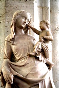 Meester van de Maaslandse marmeren madonna's - Madonna met kind2