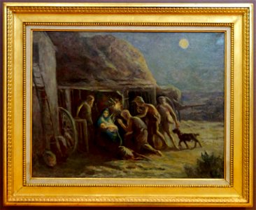 Maximilien LUCE, La Nativité, Rolleboise, 1920, musée de l'hôtel-Dieu, inv. 98.04.44