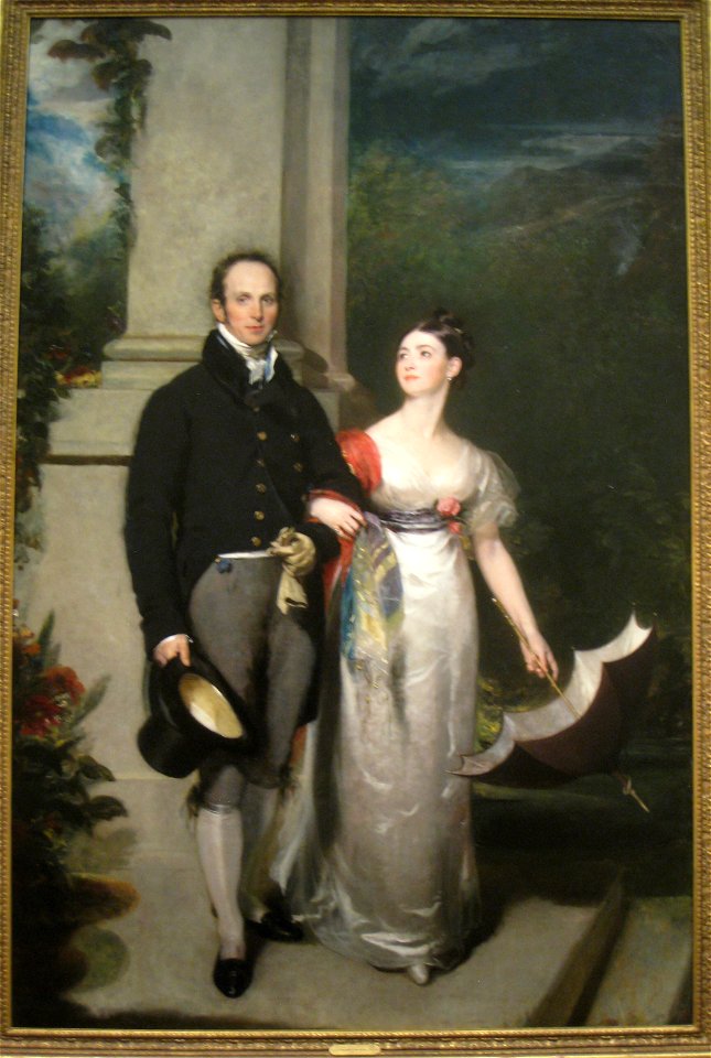 Mr. and Mrs. James Dunlop, circa 1825, by Sir Thomas Lawrence (1769-1830) - IMG 7291