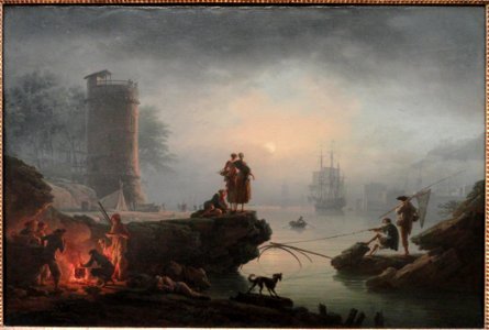 Morning, 1760, by Claude-Joseph Vernet - Art Institute of Chicago - DSC09460