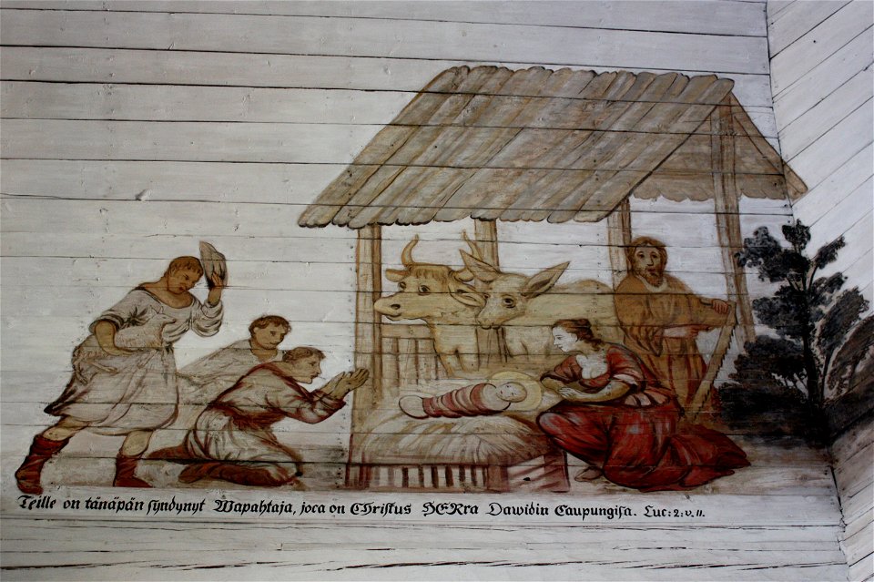 Mikael Toppelius Adoration by Shepherds 1774