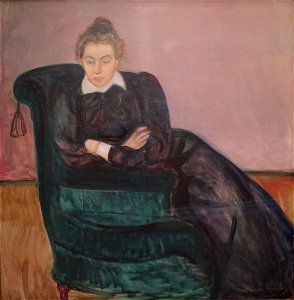 'Marie Helene Holmboe' by Edvard Munch, Bergen Kunstmuseum. Free illustration for personal and commercial use.