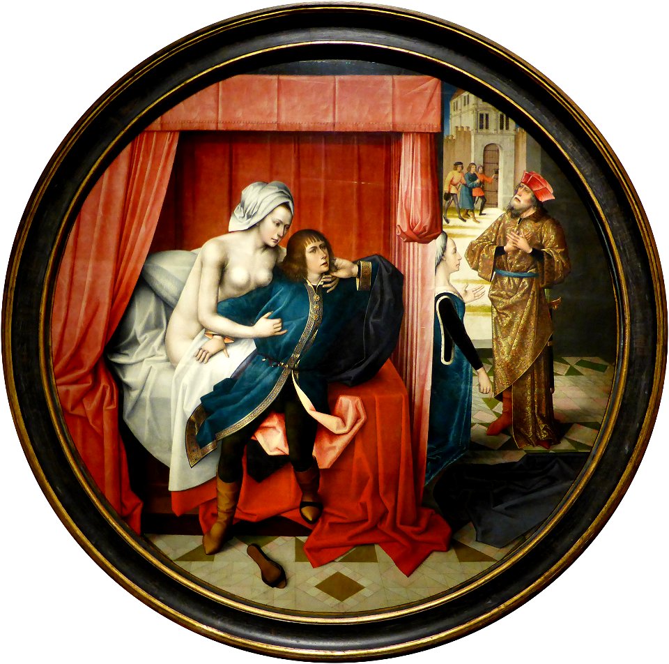Meister der Josephsfolge — Joseph und Potiphars Weib — c. 1500