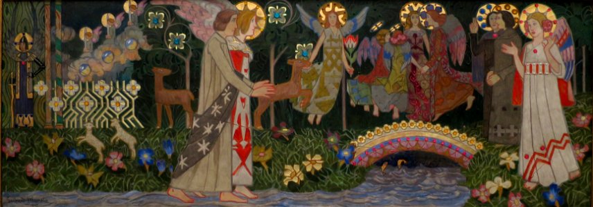 'A Reunion' by Gerhard Munthe, 1907, Bergen Kunstmuseum