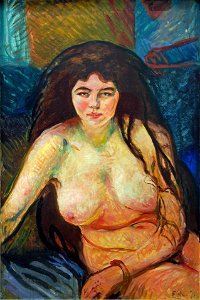 Munch Edvard Weiblicher Halbakt Sprengel Museum 01