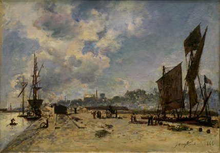 MuMA - Jongkind - Quai à Honfleur